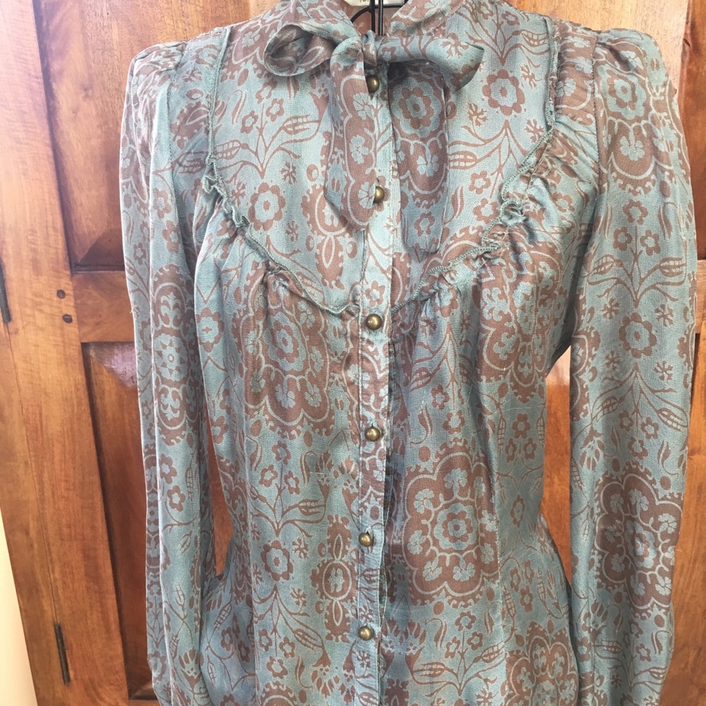 Twelfth street silk blouse.